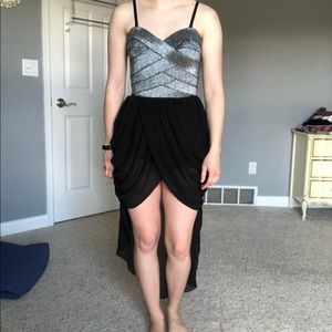 Black and Silver Dance Costume